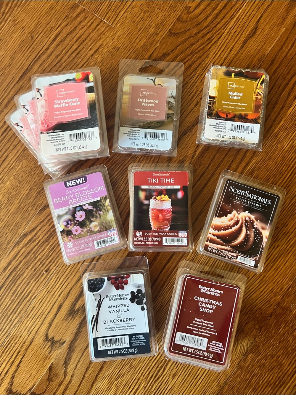 Bundle of Assorted Scented Wax Melts : Mainstays/ Scentsationals/ Better Home